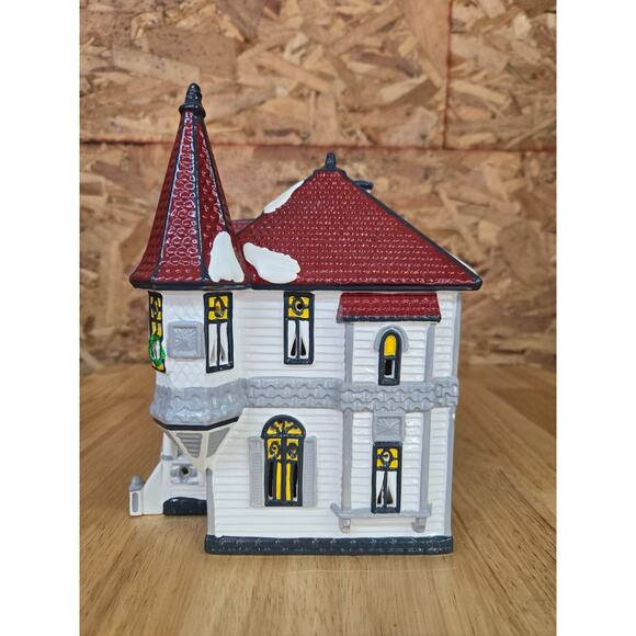 Department 56 Original Snow Village-Queen Anne Victorian #51578, Retired - Picture 2 of 6